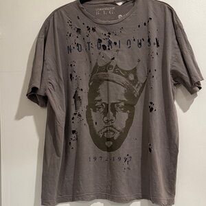 Notorious B.I.G. Vintage Gray  Graphic T-Shirt